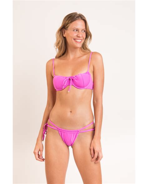 Bikini Tops Top Vita Pink Balconet Tie Brand Rio De Sol