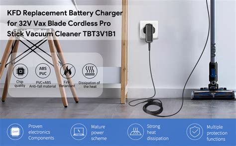 Kfd Replacement Battery Charger For V Vax Blade Cordless Pro Stick