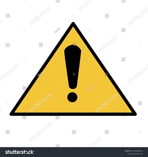 General Warning Safety Sign Line Icon Stock Vector (Royalty Free) 2186289131 | Shutterstock