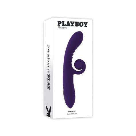 Playboy Pleasure Curlicue Rabbit Vibrator Purple Sex Toys At Adult Empire