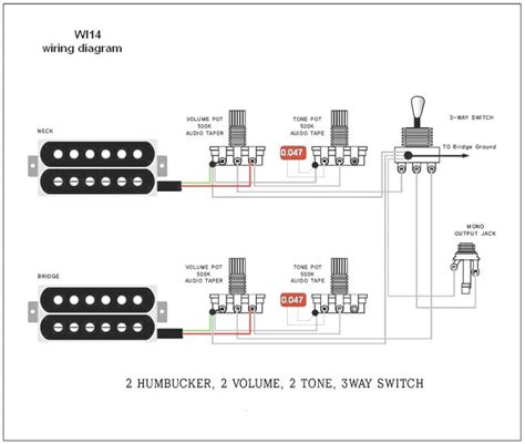 Guitar Wiring Diagrams 2 Pickups 2 Volume Fender Precision Bass Jazz Bass Wiring Diagram