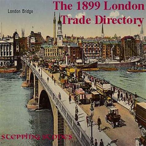 London 1899 Trade Directory - S&N Genealogy Supplies