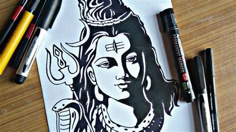 Sketch Of Shiva Shiva Sketch Boho Art Drawings Lord Shiva Sketch ...