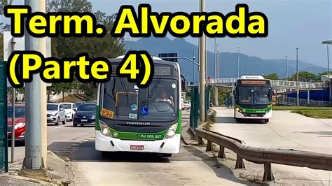 Term Alvorada Parte 4 Movimentação de ônibus urbanos no terminal