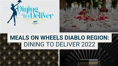 Dining To Deliver Gala By Meals On Wheels Diablo Region Youtube