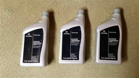 3 QTS ATF DW 1 Genuine OEM Honda Acura Automatic Transmission Fluid