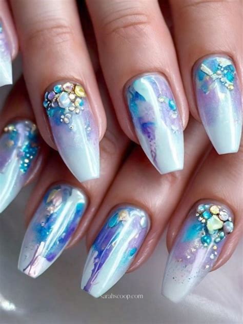 35 Stunning Crystal Nail Designs And Ideas