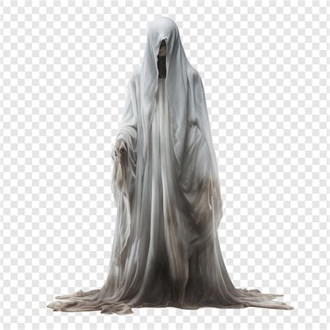 Personaje Fantasma Para Halloween Aislado En Un Fondo Transparente