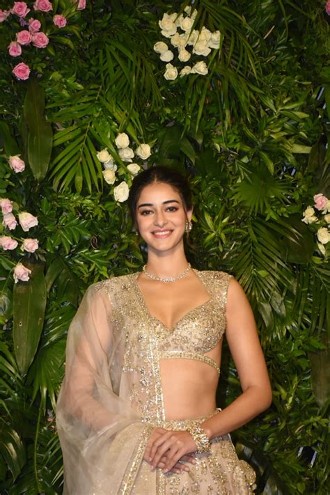 Ananya Panday Kartik Aaryan Reunite At Kriti Sanons Diwali Bash