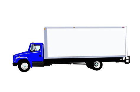 White Delivery Truck Isolated White Van Truck Carry Png Transparent