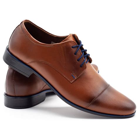 Buty Męskie Wizytowe 288 Brązowe Buty Męskie Skórzane Buty Wizytowe