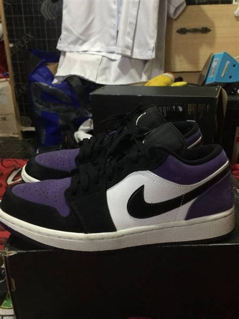 Jordan 1 low court purple on Carousell