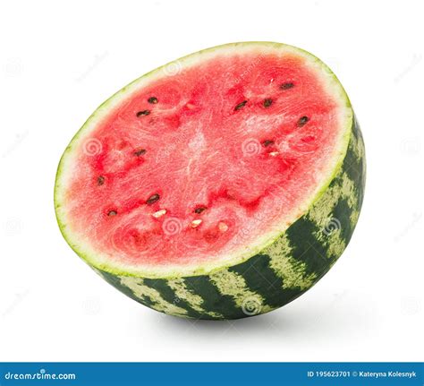 Half Of Watermelon And A Dish Of Sliced Watermelon Stock Photography