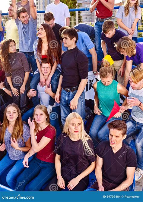 Fans are Waiting in the Stands. Stock Photo - Image of concert, event