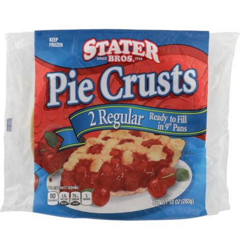 Stater Bros Pie Crusts Regular Nutrition And Ingredients Greenchoice