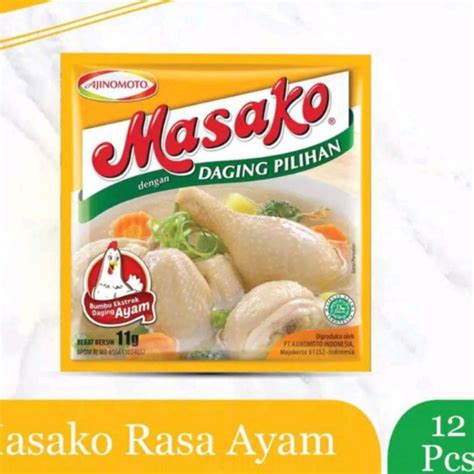 Masako Ayam Renceng Isi 12 Pcs Lazada Indonesia