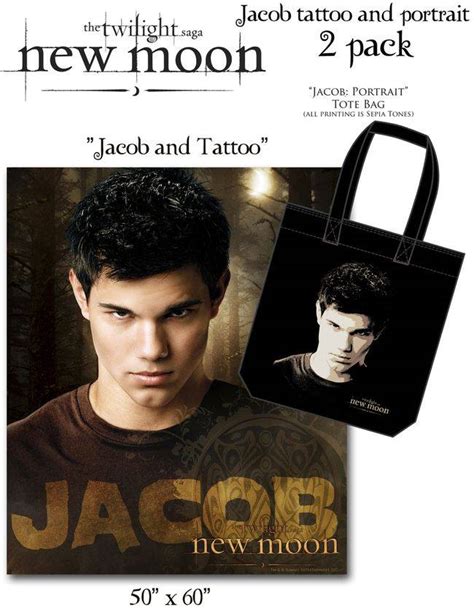 The Twilight Saga New Moon Tote And Fleece 2 Pack Jacob Tattoo Ikon