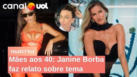 M Es Aos Janine Borba Comenta Gravidez De Gisele B Ndchen E Sabrina