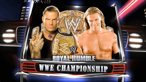 Jeff Hardy vs. Edge Royal Rumble 2009 : r/WWEMatchGraphics