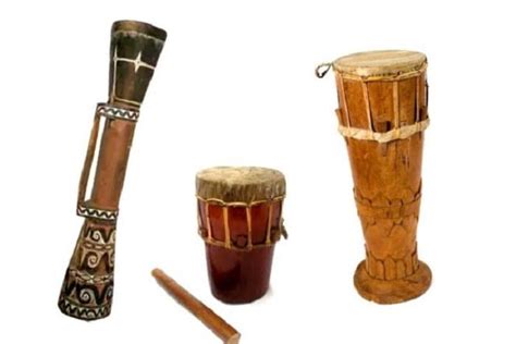 12 Contoh Alat Musik Tradisional Papua Lengkap Broonet