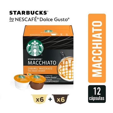 Caf Starbucks Dolce Gusto Caramel Macchiato C Psulas