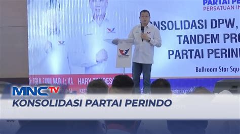 Konsolidasi Di Manado Ht Partai Perindo Kerahkan Kekuatan Untuk