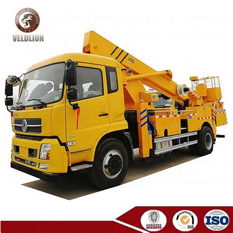 Japan Brand Double Cab 16 Meters Aerial Platform Truck With Folding