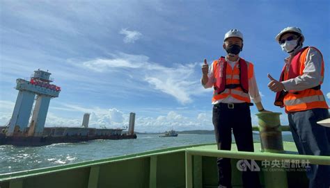 金門大橋最後一批預鑄節塊運抵 拚10月通車 地方 中央社 Cna