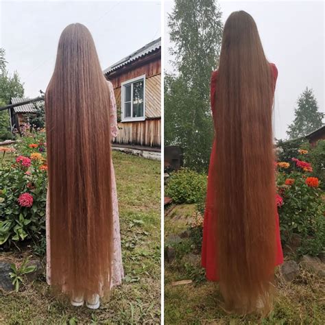 28 Year Old Russian Woman Shows Off Her Ankle-Length Hair That She Has ...