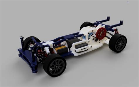 Yet Another Rc Car Chassis By Cormango Download Free Stl Model