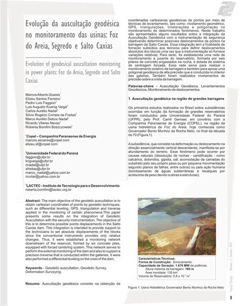 Pdf Evolu O Da Ausculta O Geod Sica Espa O Energia Para Uma