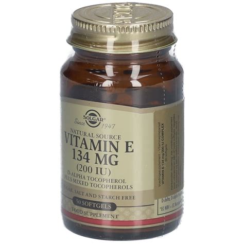 Solgar Vitamin E Mg Iu Complex Pc S Farmaline