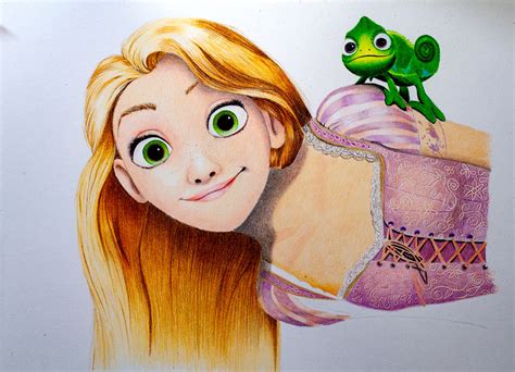 Disney Rapunzel Artwork Created With Nyoni Colored Pencils — The Art Gear Guide