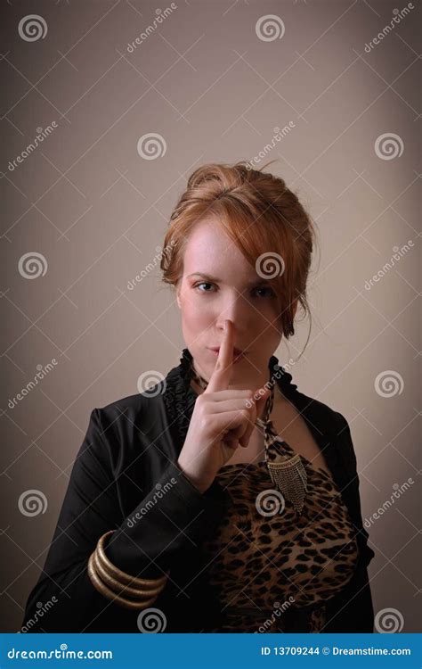 Shhh it is a secret stock photo. Image of isolated, sensual - 13709244