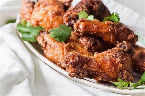 Thai Fried Chicken Wings Recipe Fried Chicken Chicken Wings Full Meal Recipes