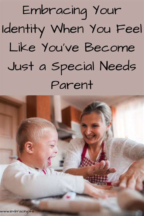 Embracing Your Identity When You Feel Like Just A Special Needs Parent