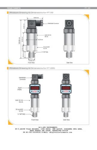 Atn Pressure Transmitter For Process Control And Monitoring At ₹ 8500