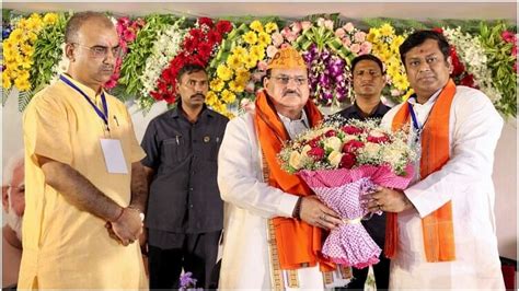 Bjp President Jp Nadda West Bengal Visit Arrives At Kolkata Airport