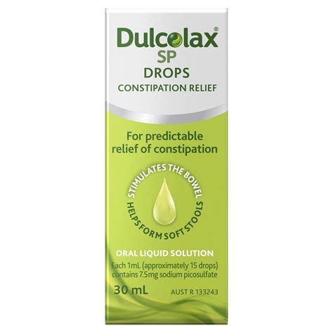 Buy Dulcolax Laxatives Liquid Sp Drops For Constipation Relief 30ml Online At Epharmacy®