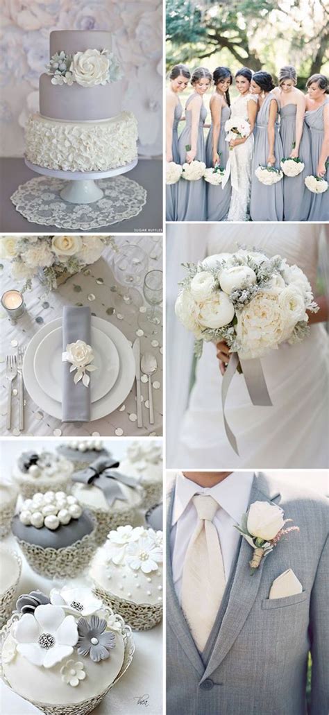 Decoración para Bodas en Color Gris Combinaciones e Ideas Divinas