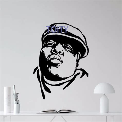 Notorious Big Wall Decal Rap Music Vinyl Sticker Hip Hop Poster Art