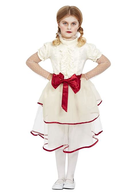 Halloween Bloody Creepy Doll Costume Ivory Ubicaciondepersonas Cdmx