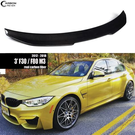 Alerón trasero de fibra de carbono para BMW Serie 3 F30 320i 335i