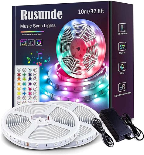 Bande lumineuse LED synchronisée avec la musique bandes lumineuses RVB