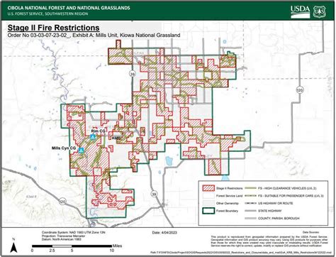 Cibola National Forest And Grasslands Kiowa Rita Blanca Ranger District Implements Stage Ii Fire