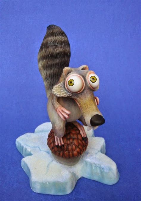 Scrat Ice Age Sculpture on Behance