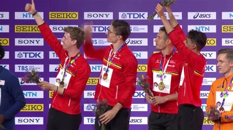 4X400 Les Belgian Tornados décrochent lor et sont champions du monde