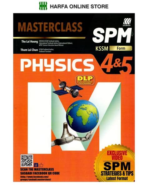 Buku Rujukan Masterclass SPM Physics Form 4 5 Kssm DLP Lazada