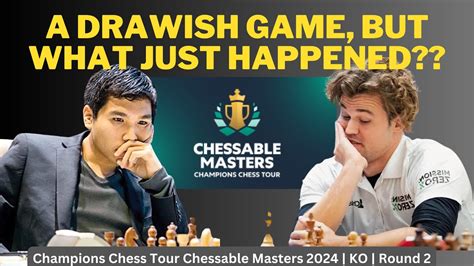 Gm Magnus Carlsen Vs Wesley So Champions Chess Tour Chessable Masters