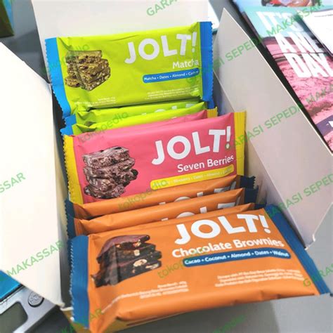 Jual JOLT Protein Bar 40gr BPOM Run Cycling Swim Triathlon Jolt Energy